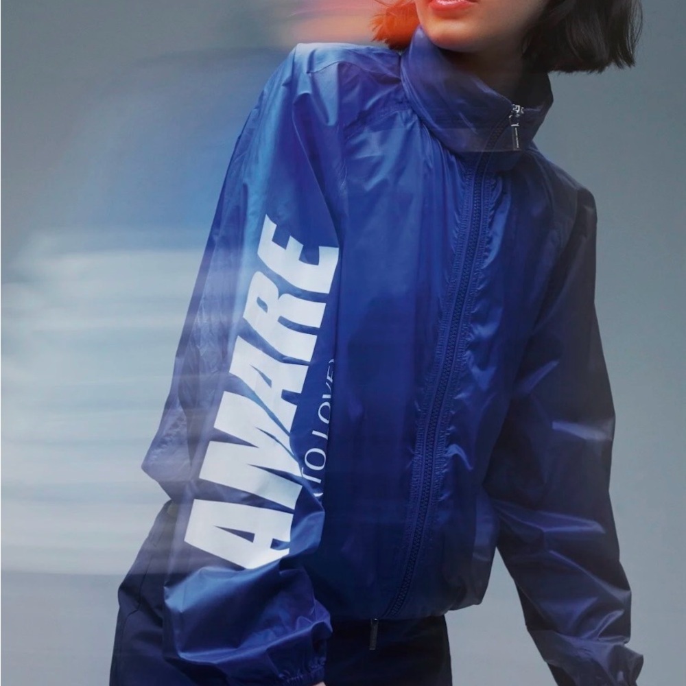 ARMANI Exchange Blue Women's Windbreaker Jacket